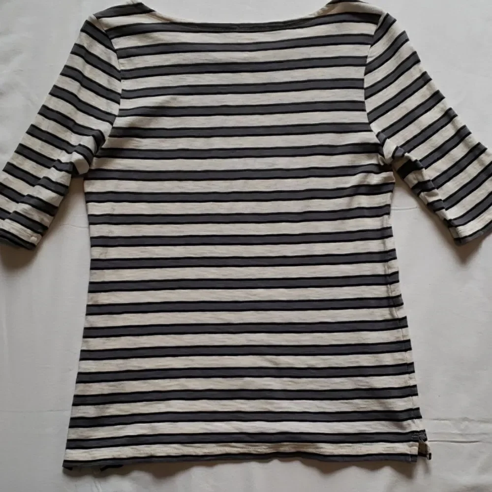 J. Crew stripe 3/4 sleeve top